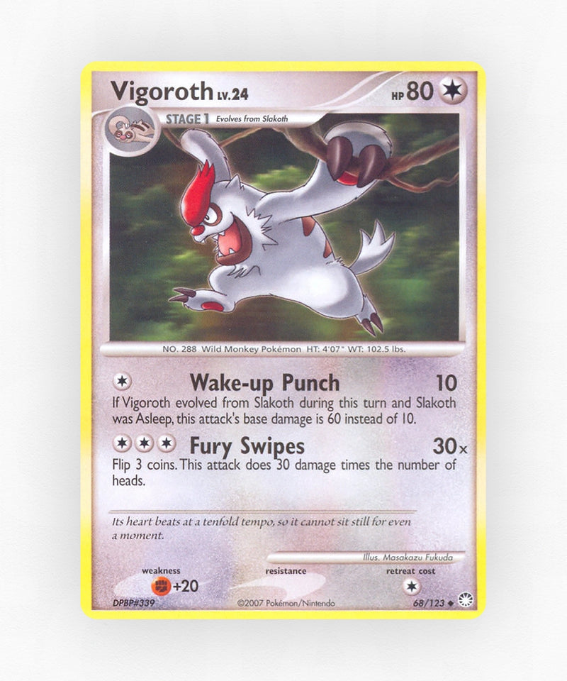 Vigoroth - Mysterious Treasures 68/123 (Reverse Holo)