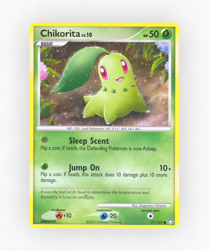 Chikorita - Mysterious Treasures 77/123 (Reverse Holo)