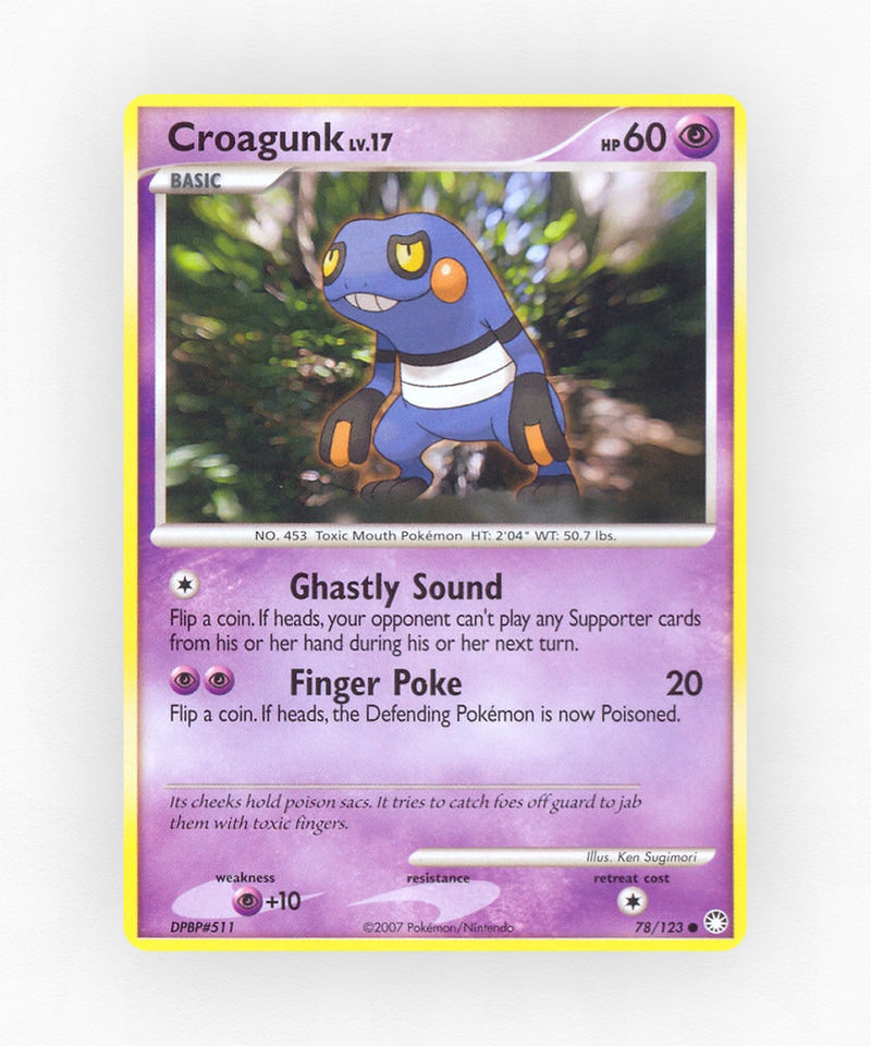 Croagunk - Mysterious Treasures 78/123 (Non-Holo)