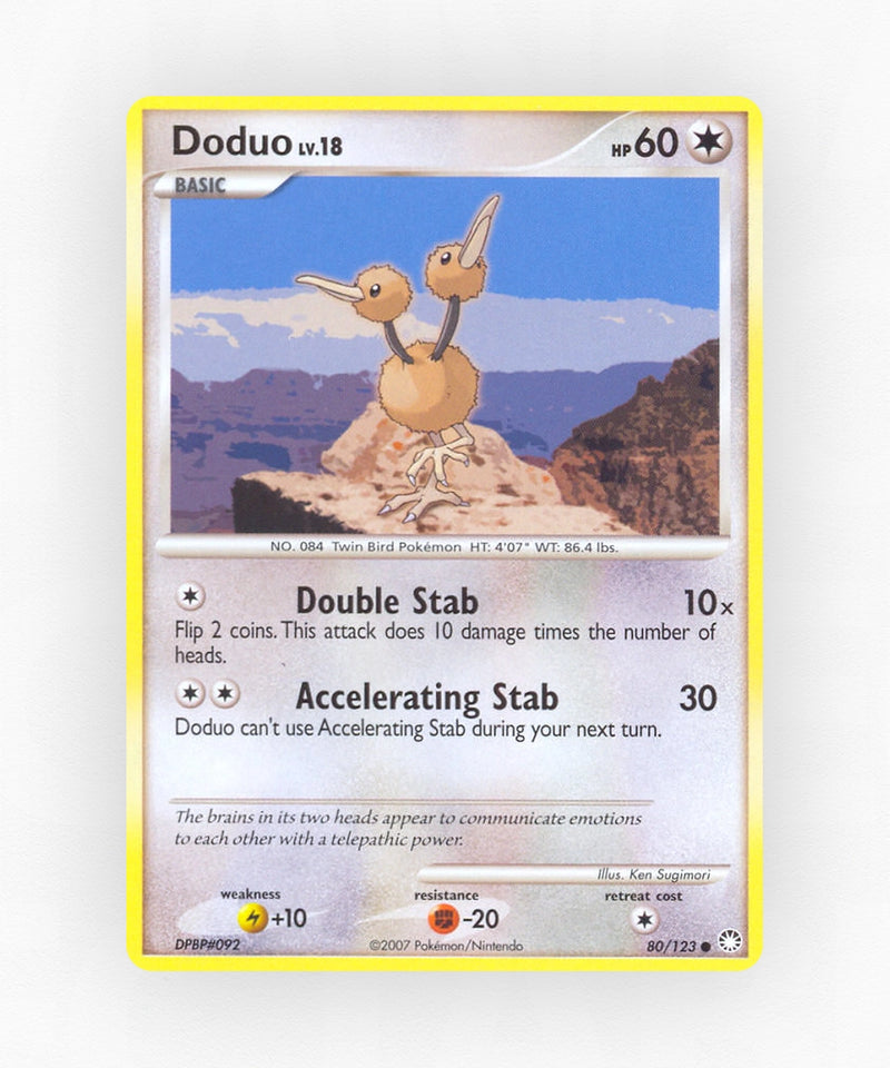 Doduo - Mysterious Treasures 80/123 (Non-Holo)