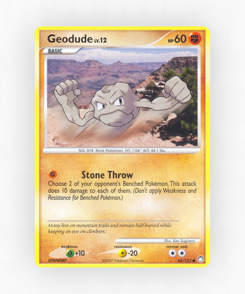 Geodude - Mysterious Treasures 84/123 (Non-Holo)