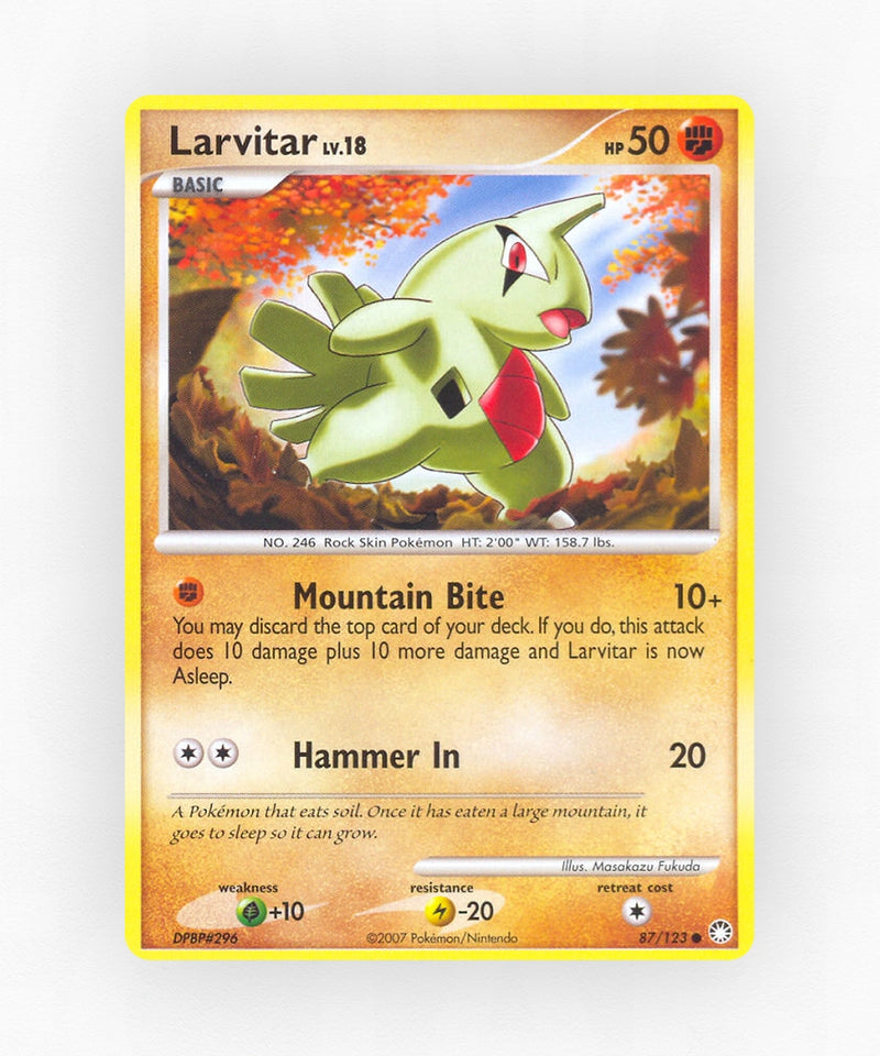 Larvitar - Mysterious Treasures 87/123 (Reverse Holo)