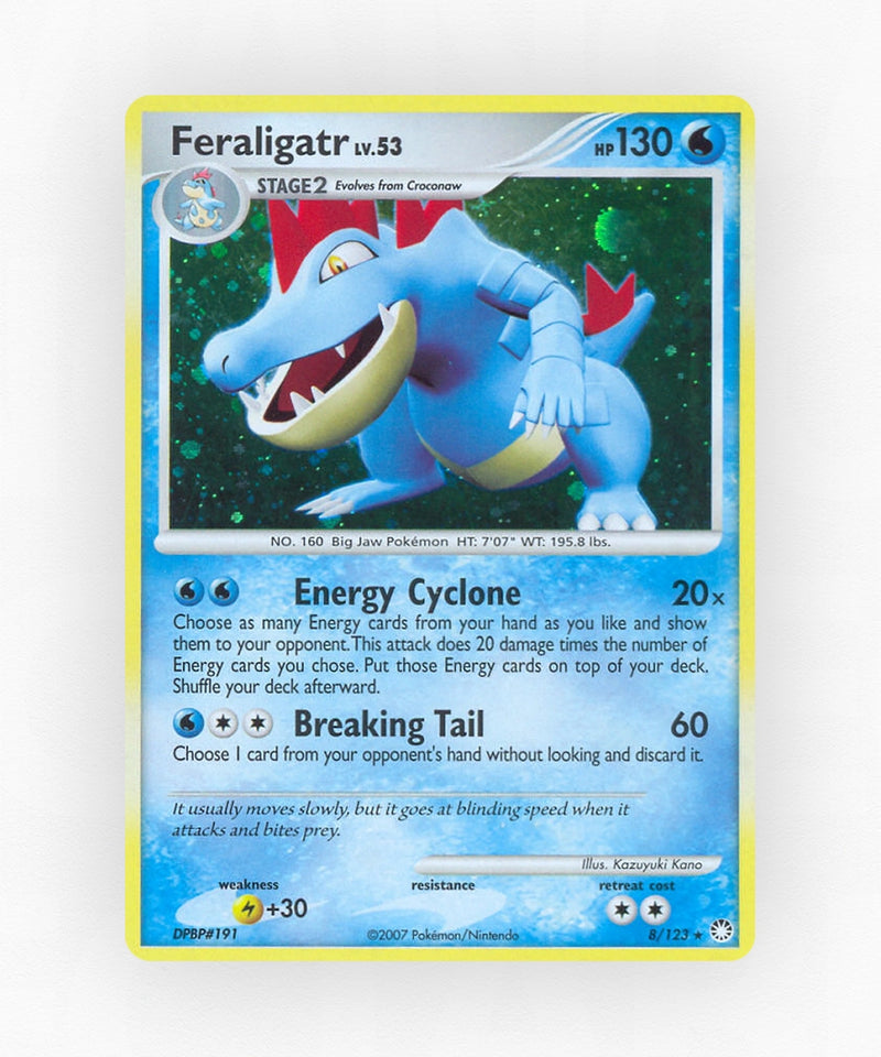 Feraligatr - Mysterious Treasures 8/123 (Reverse Holo)