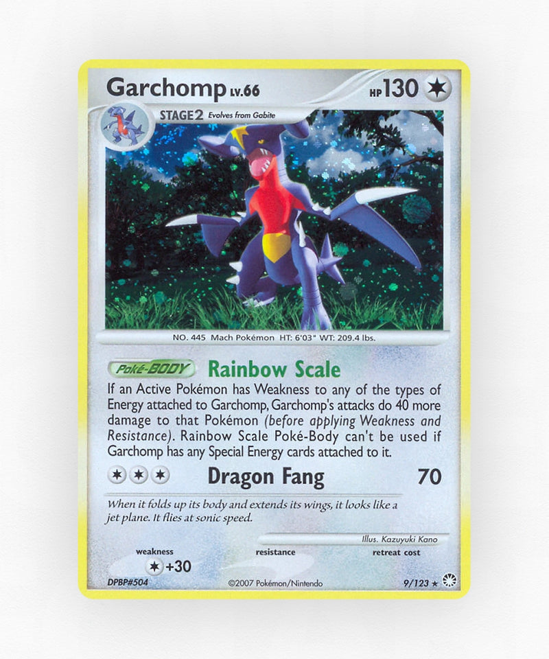 Garchomp - Mysterious Treasures 9/123 (Holo)