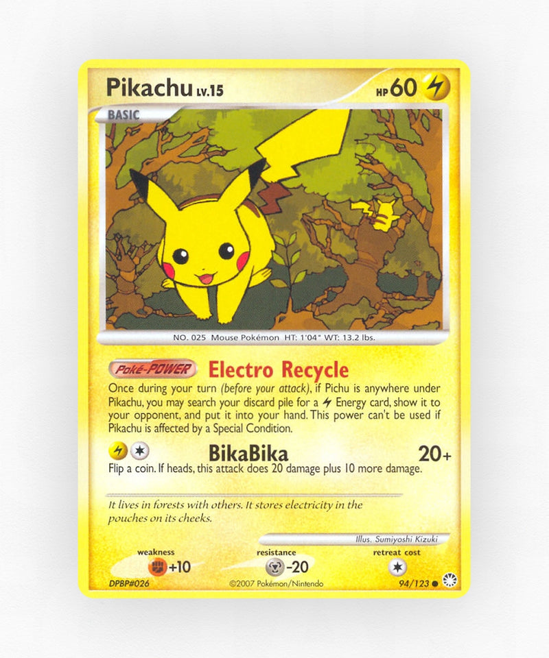 Pikachu - Mysterious Treasures 94/123 (Reverse Holo)
