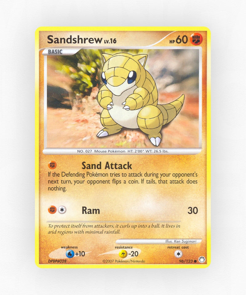 Sandshrew - Mysterious Treasures 96/123 (Non-Holo)