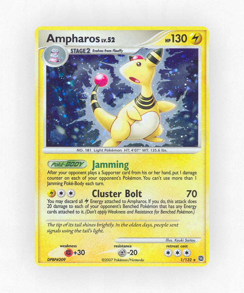 Ampharos - Secret Wonders 1/132 (Holo)