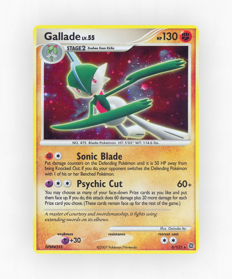 Gallade - Secret Wonders 6/132 (Holo)