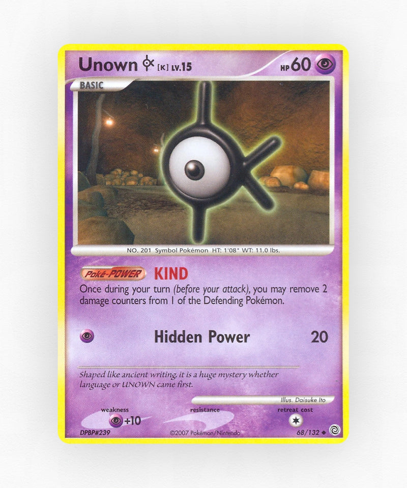 Unown [K] - Secret Wonders 68/132 (Non-Holo)
