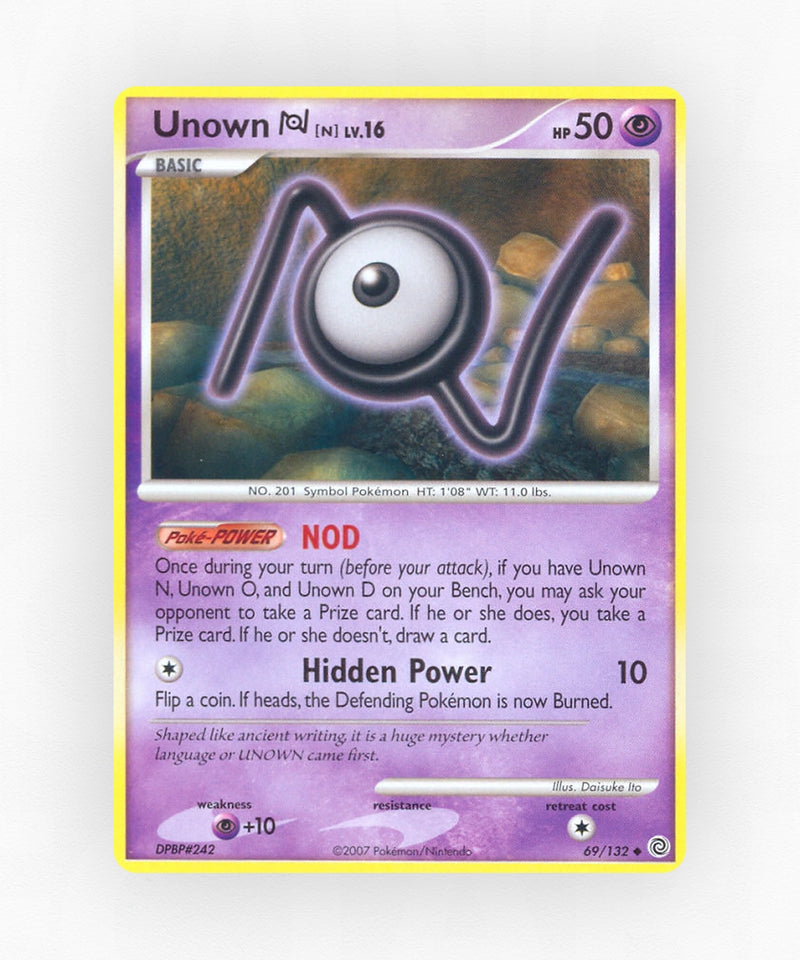 Unown [N] - Secret Wonders 69/132 (Non-Holo)