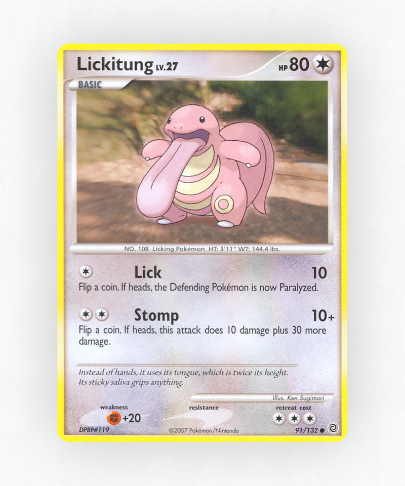 Lickitung - Secret Wonders 91/132 (Reverse Holo)