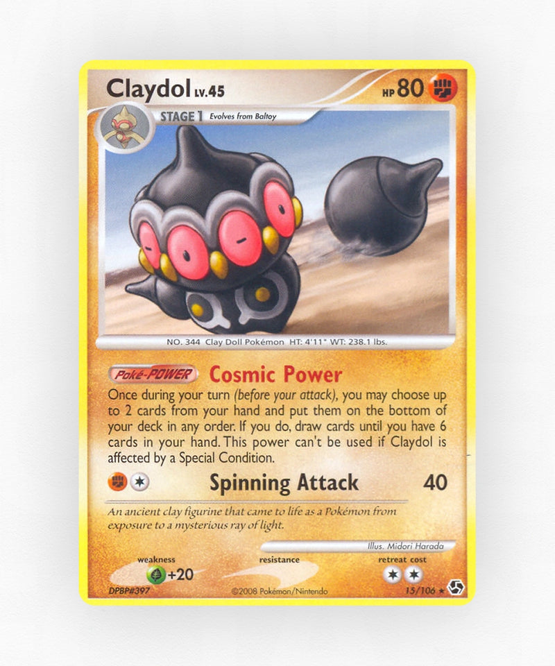Claydol - Great Encounters 15/106 (Reverse Holo)