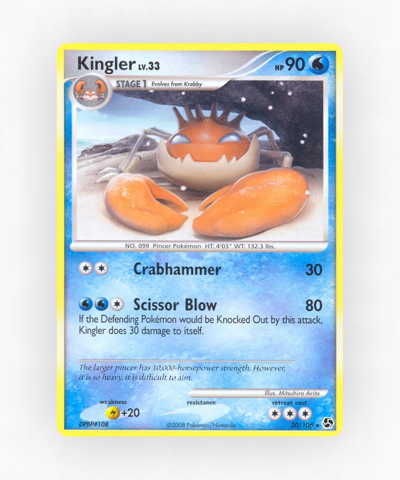 Kingler - Great Encounters 20/106 (Non-Holo)