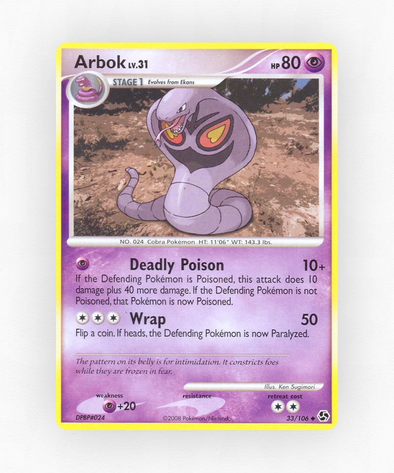 Arbok - Great Encounters 33/106 (Non-Holo)