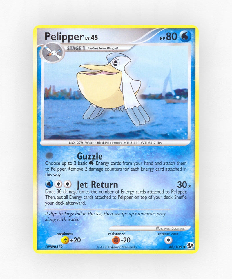 Pelipper - Great Encounters 48/106 (Reverse Holo)