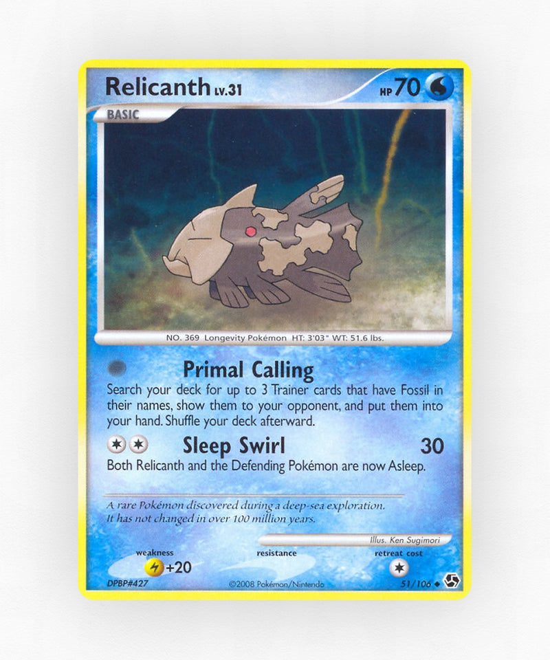 Relicanth - Great Encounters 51/106 (Non-Holo)