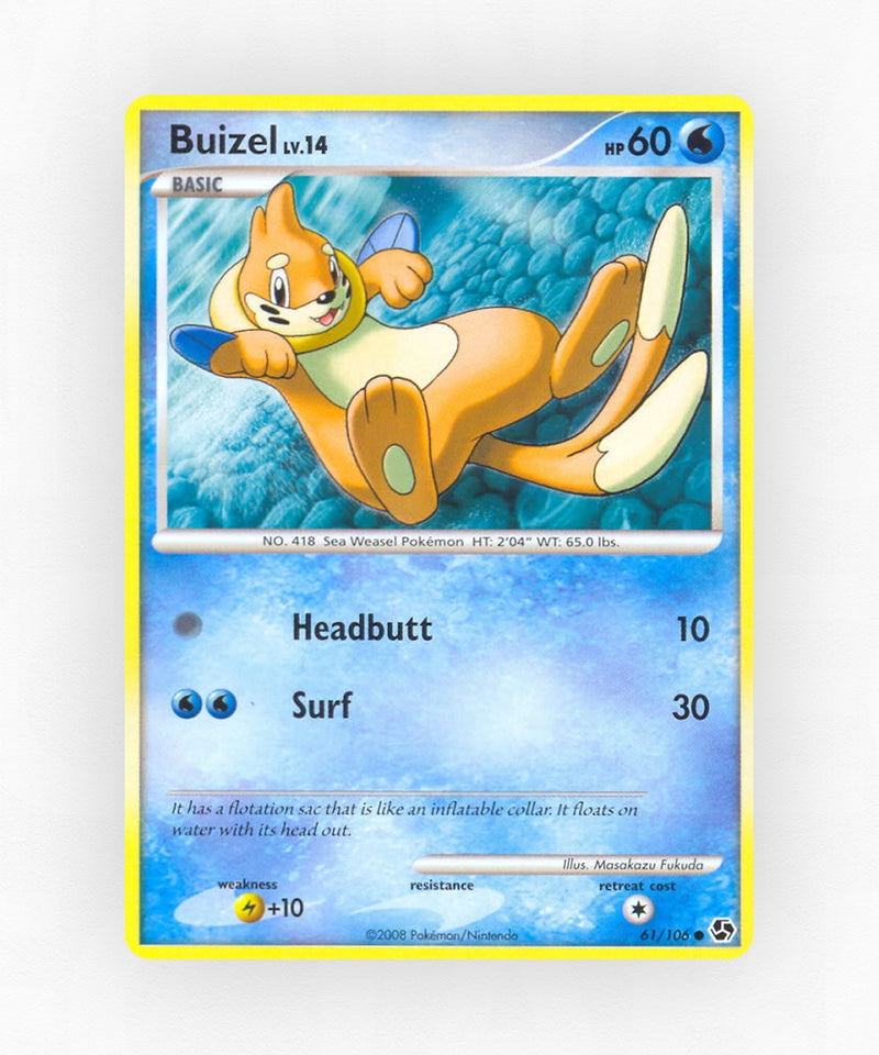 Buizel - Great Encounters 61/106 (Reverse Holo)