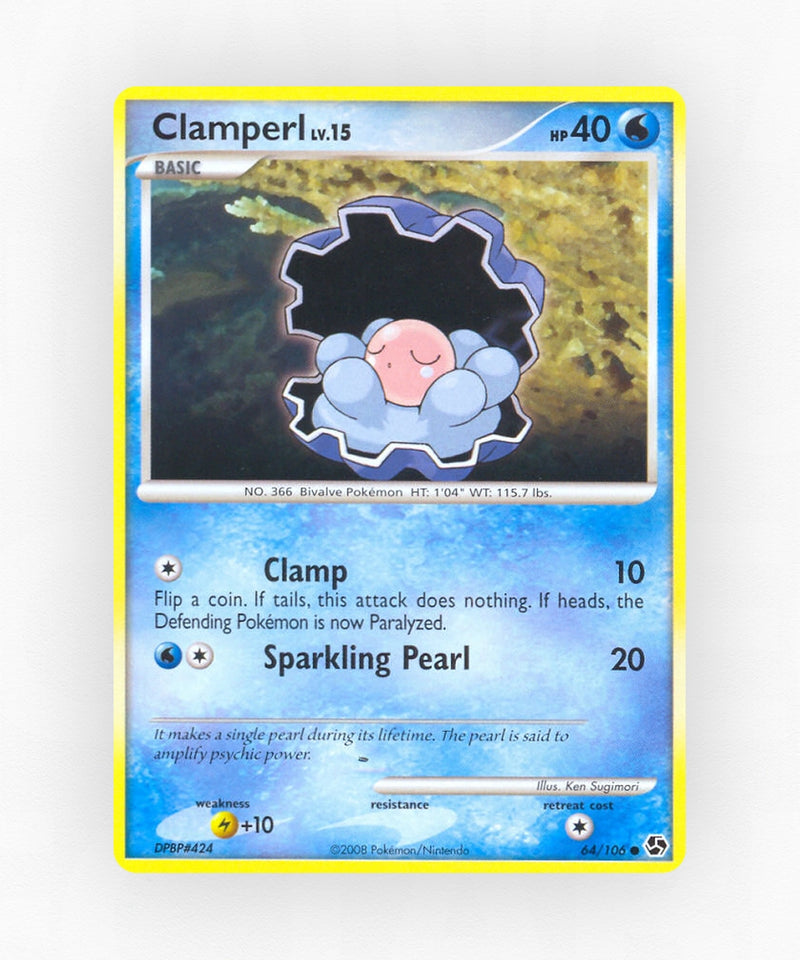 Clamperl - Great Encounters 64/106 (Reverse Holo)