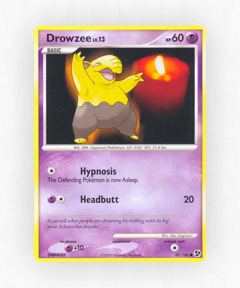 Drowzee - Great Encounters 65/106 (Reverse Holo)