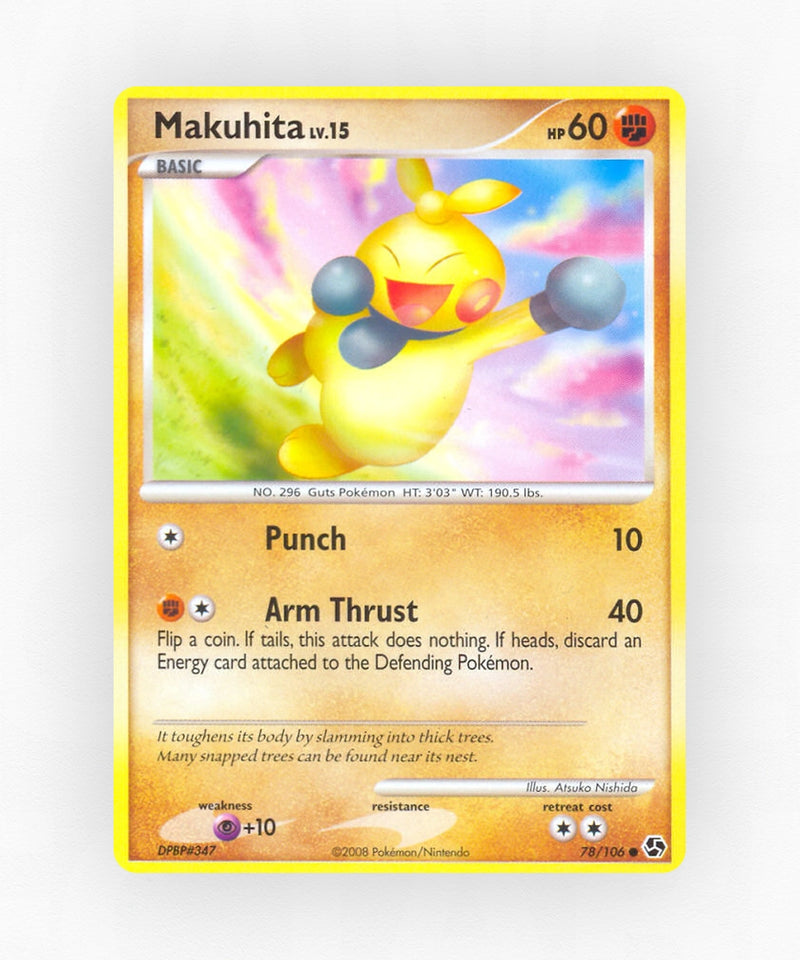 Makuhita - Great Encounters 78/106 (Reverse Holo)