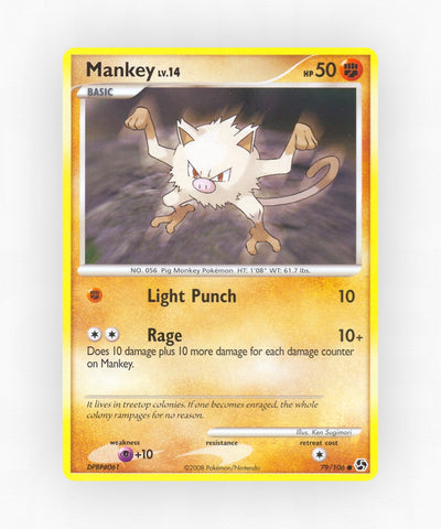 Mankey - Great Encounters 79/106 (Reverse Holo)
