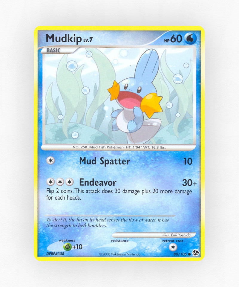 Mudkip - Great Encounters 80/106 (Non-Holo)