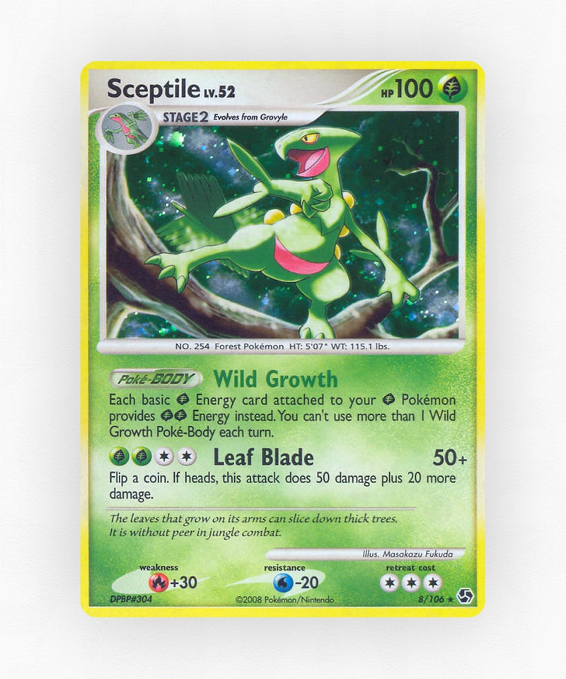 Sceptile - Great Encounters 8/106 (Reverse Holo)