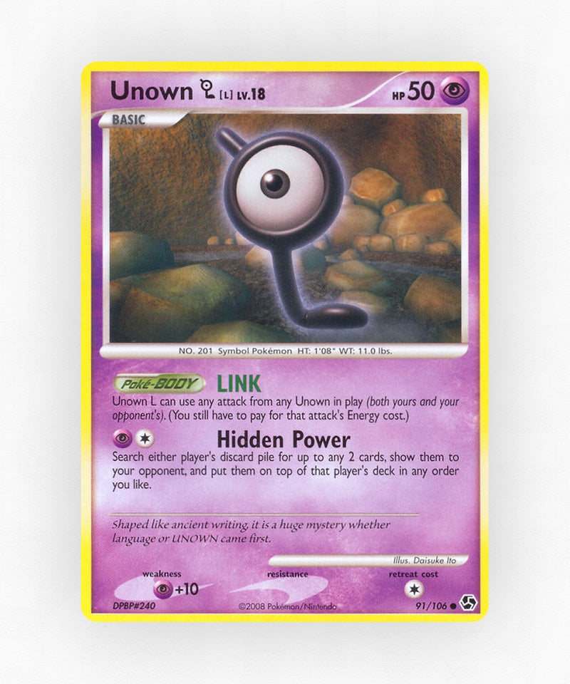 Unown [L] - Great Encounters 91/106 (Non-Holo)