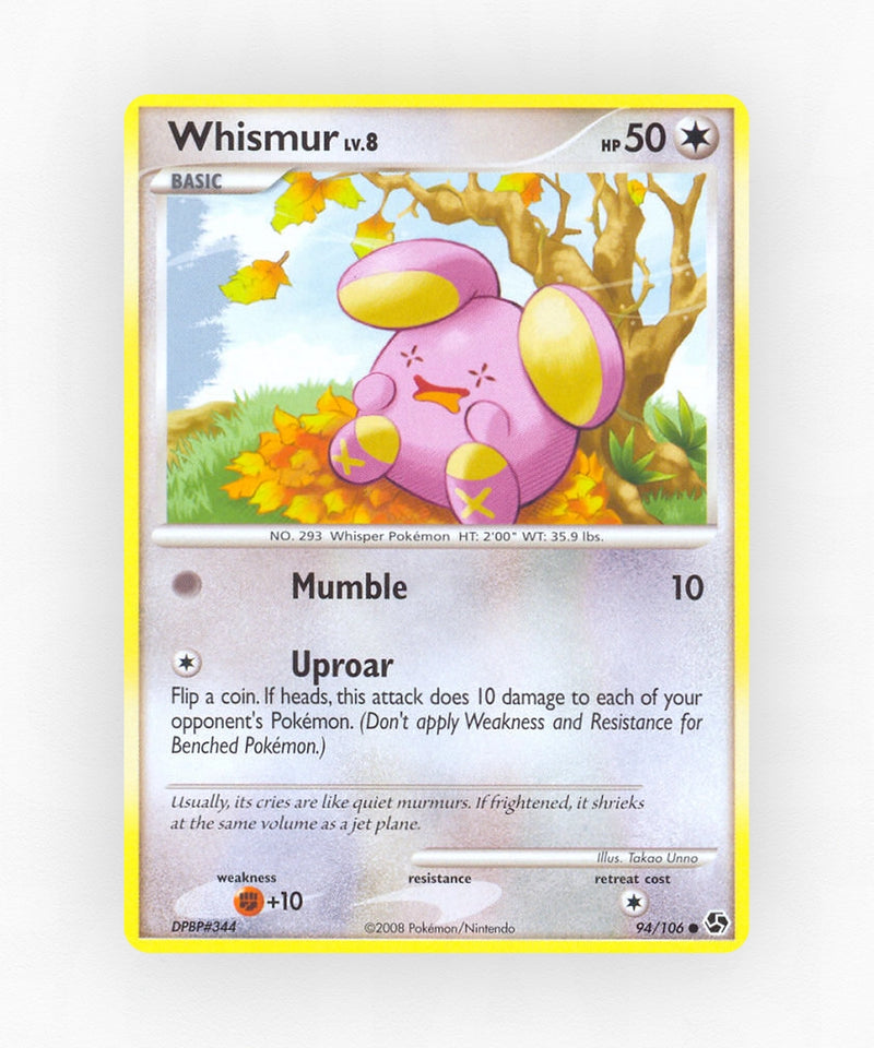 Whismur - Great Encounters 94/106 (Reverse Holo)