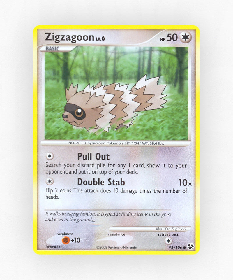Zigzagoon - Great Encounters 96/106 (Non-Holo)