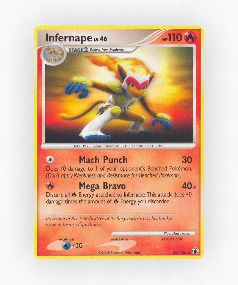 Infernape - Majestic Dawn 22/100 (Reverse Holo)