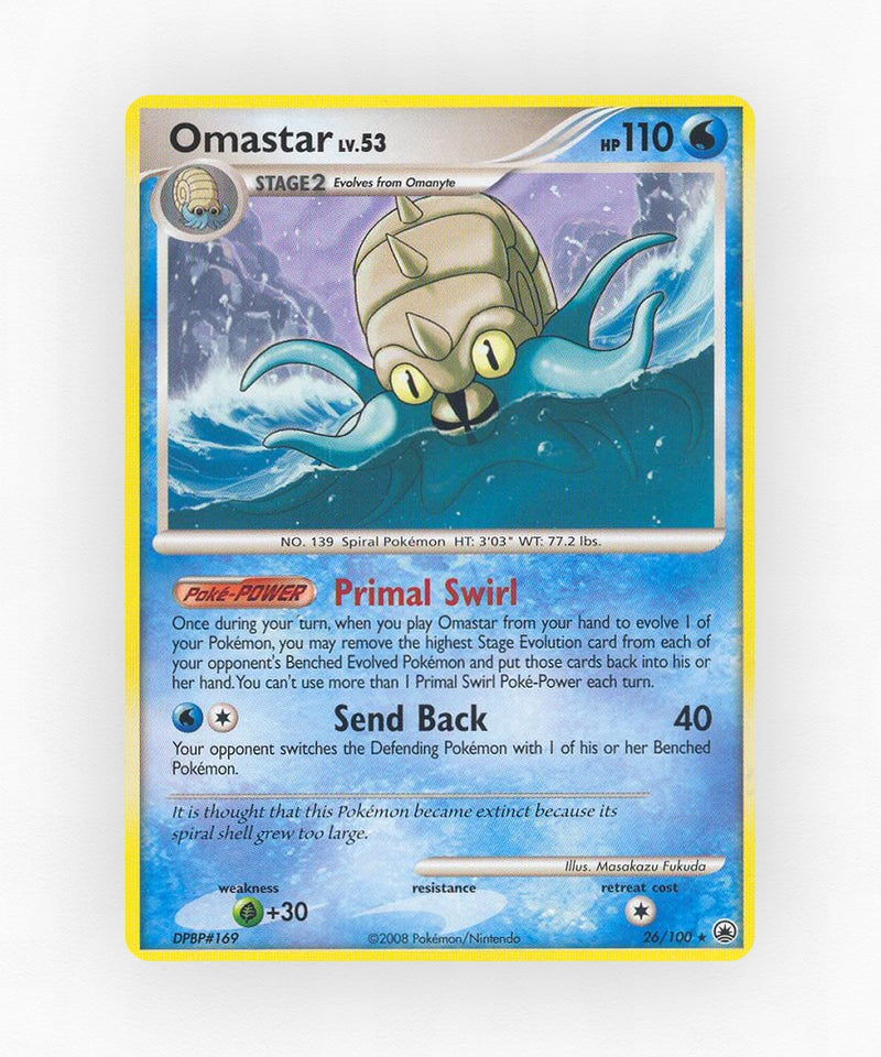Omastar - Majestic Dawn 26/100 (Reverse Holo)