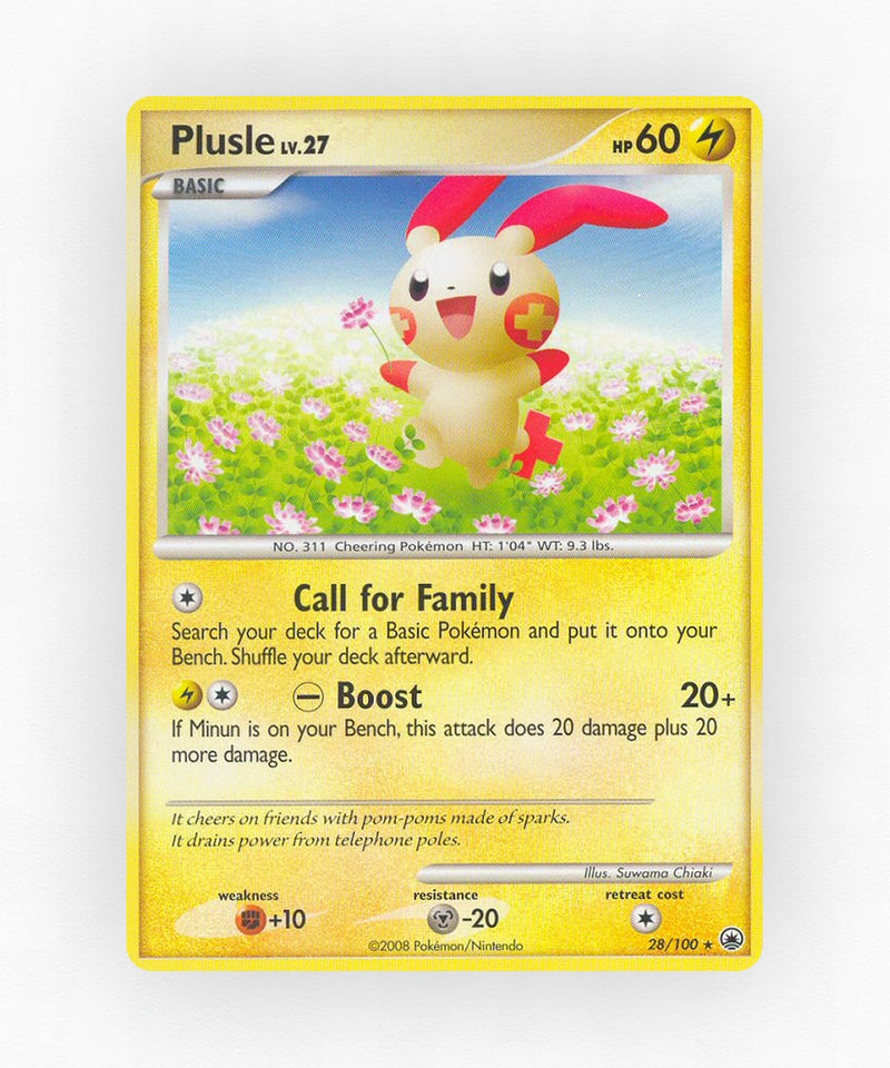 Plusle - Majestic Dawn 28/100 (Reverse Holo)