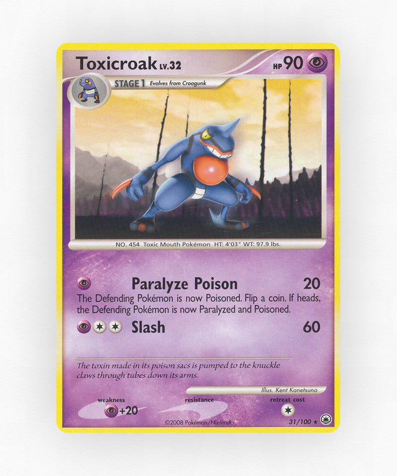 Toxicroak - Majestic Dawn 31/100 (Reverse Holo)