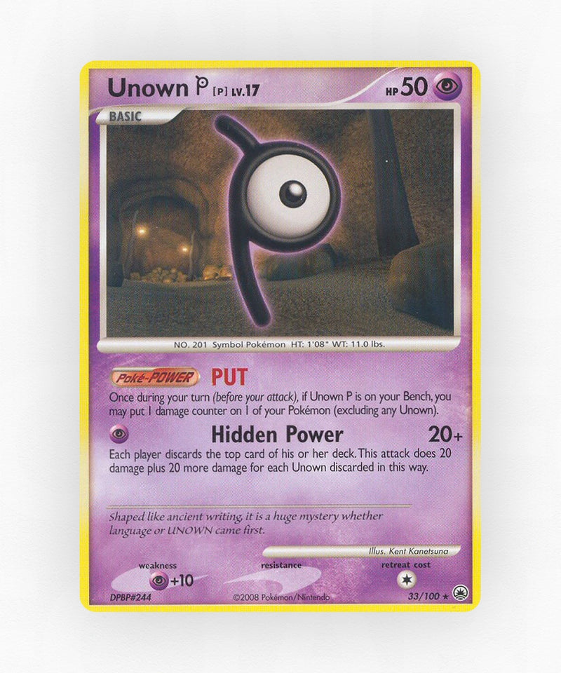 Unown [P] - Majestic Dawn 33/100 (Reverse Holo)