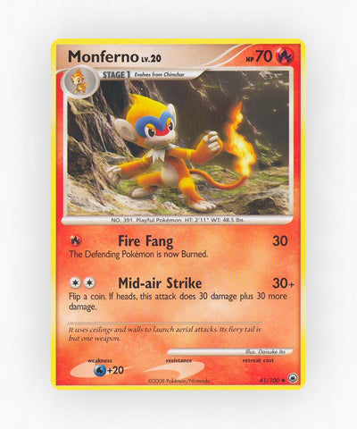 Monferno - Majestic Dawn 41/100 (Reverse Holo)
