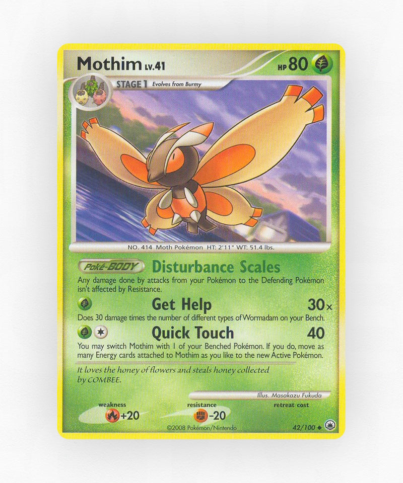 Mothim - Majestic Dawn 42/100 (Non-Holo)