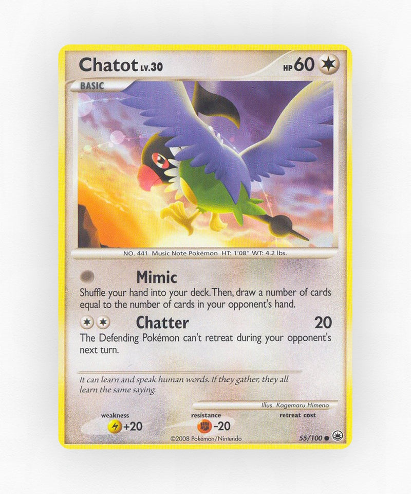 Chatot - Majestic Dawn 55/100 (Non-Holo)