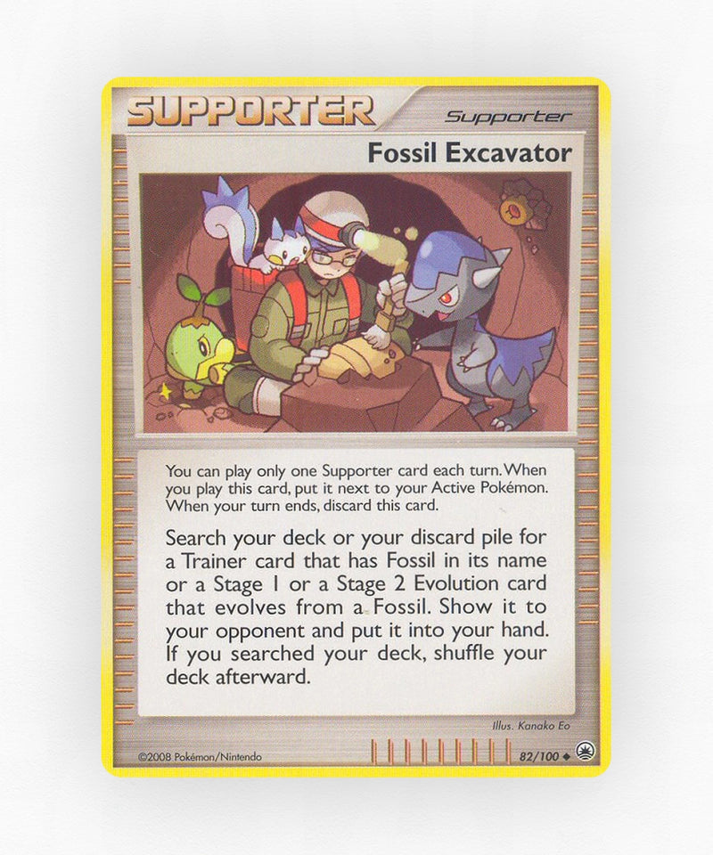 Fossil Excavator - Majestic Dawn 82/100 (Reverse Holo)