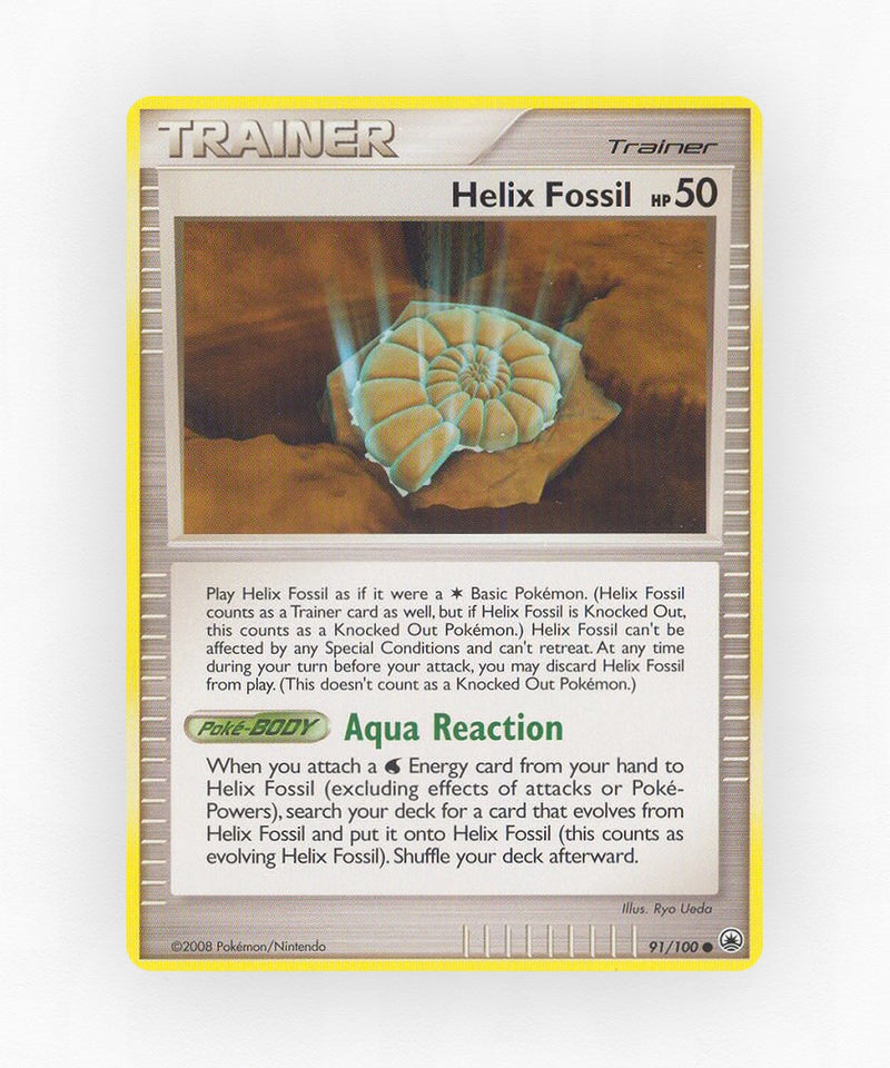 Helix Fossil - Majestic Dawn 91/100 (Reverse Holo)