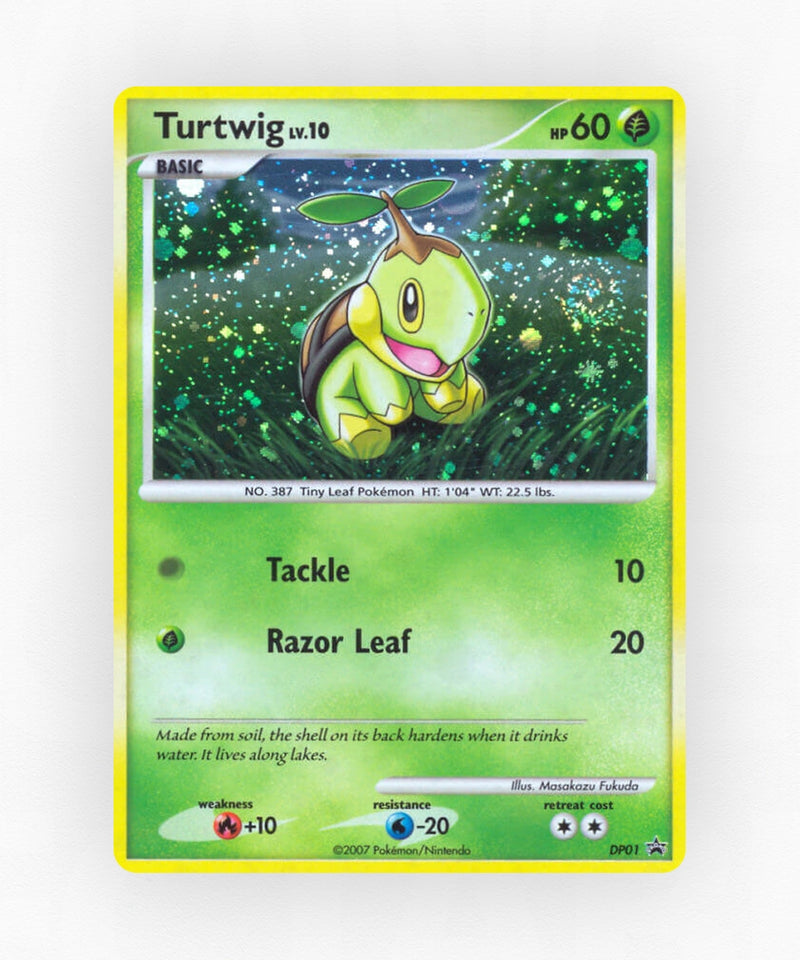 Turtwig - DP Black Star Promos DP01 (Holo)