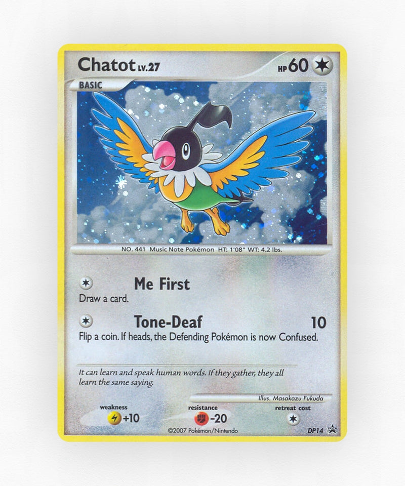 Chatot - DP Black Star Promos DP14 (Holo)