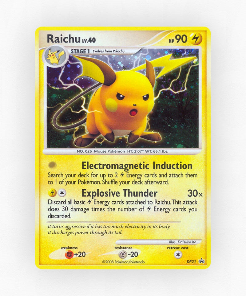 Raichu - DP Black Star Promos DP21 (Holo)