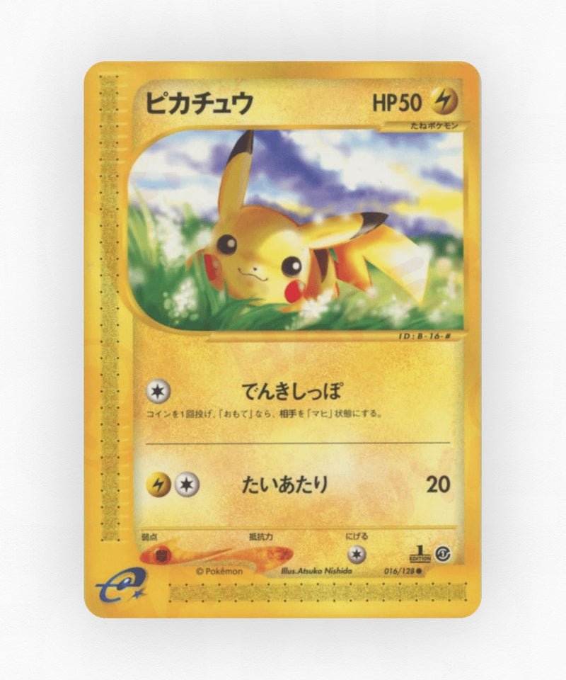 Pikachu - Base Expansion Pack 016/128 (1st Edition Non-Holo)