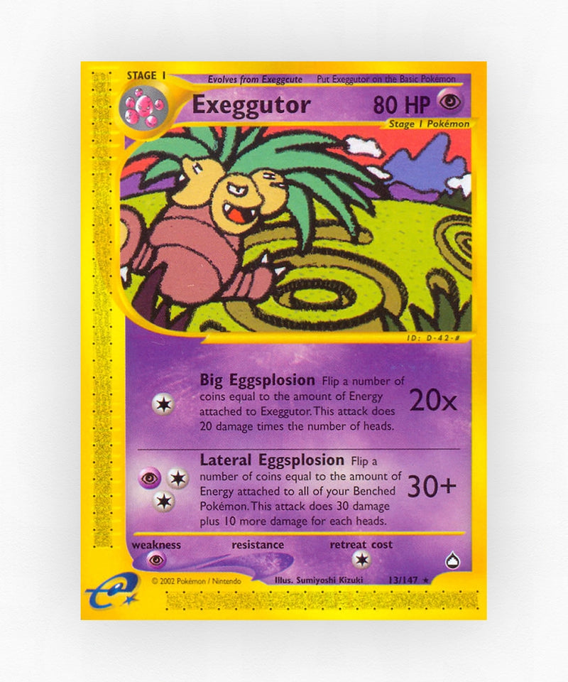 Exeggutor - Aquapolis 13/147 (Reverse Holo)