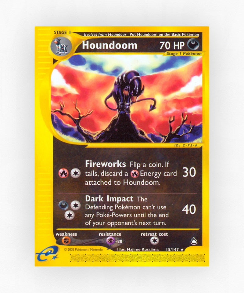 Houndoom - Aquapolis 15/147 (Reverse Holo)