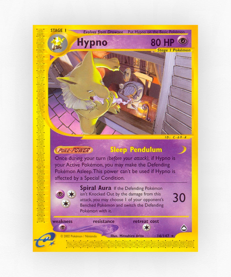 Hypno - Aquapolis 16/147 (Reverse Holo)