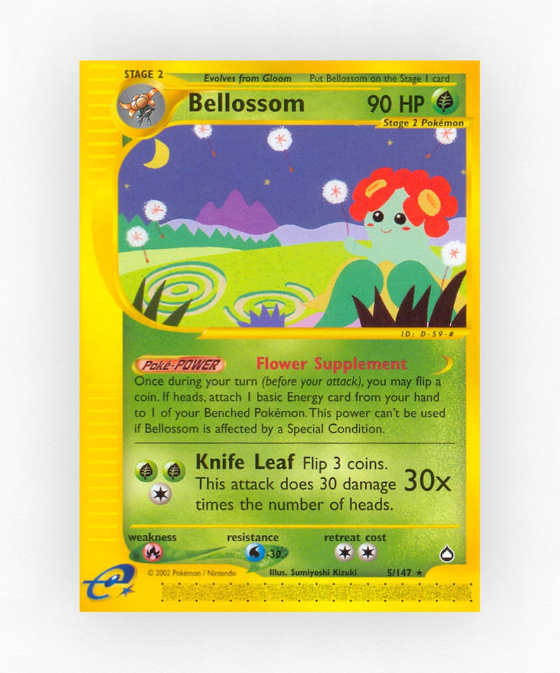 Bellossom - Aquapolis 5/147 (Non-Holo)