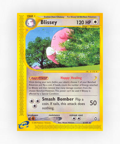 Blissey - Aquapolis 6/147 (Non-Holo)