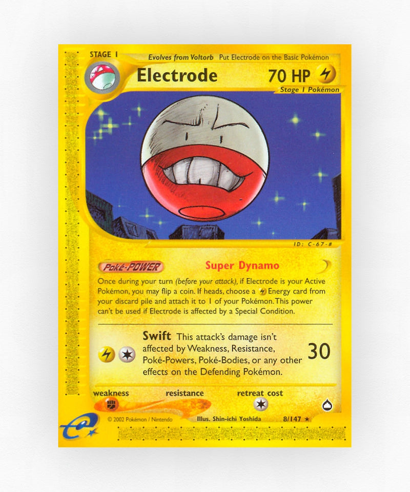 Electrode - Aquapolis 8/147 (Non-Holo)